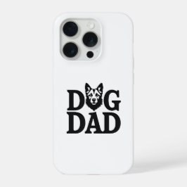 Proud Dog Dad Apparel & Accessories iPhone 15 Proケース