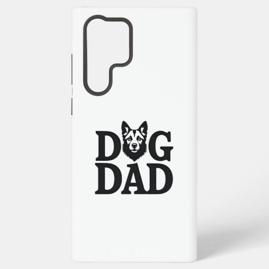 Proud Dog Dad Apparel & Accessories Samsung Galaxyケース (裏面)