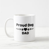 Proud Dog Dad Coffee Mug コーヒーマグカップ (左)