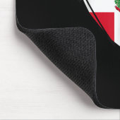 Proud Dominican Boy Girl Aunt Dad Mama Cool Flag H マウスパッド (コーナー)