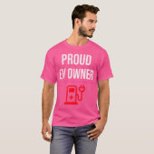 Proud EV owner Electric Vehicle EV Car Battery gif Tシャツ (正面フル)
