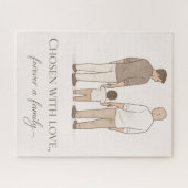 Proud fathers LGBTQ ジグソーパズル (横)