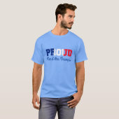 Proud Fier d'être Français Tシャツ (正面フル)