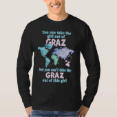 Proud Girl From Graz  Relocation From Graz Tシャツ (正面)