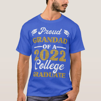 Proud Grandad Of 2022 College Graduate Papa Gradu Tシャツ