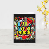 Proud grandma of 2026 pre-k graduate mothers day カード (黄色い花)