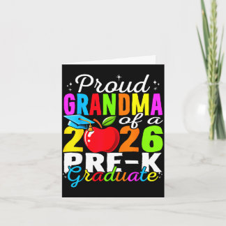 Proud grandma of 2026 pre-k graduate mothers day カード