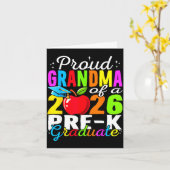 Proud grandma of 2026 pre-k graduate mothers day カード (黄色い花)
