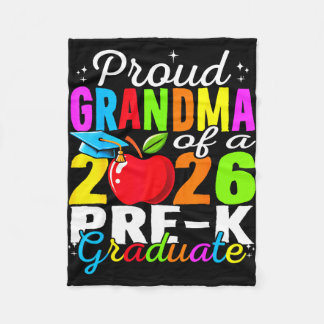 Proud grandma of 2026 pre-k graduate mothers day フリースブランケット