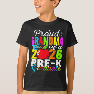 Proud grandma of 2026 pre-k graduate mothers day tシャツ