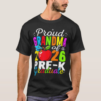 Proud grandma of 2026 pre-k graduate mothers day tシャツ