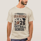 Proud Grandma of a 2026 Football Senior Class Tシャツ (正面)