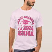Proud Grandma of a 2026 Football Senior Class Tシャツ (正面)
