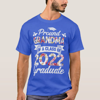 Proud Grandma of a Class of 2022 Graduate Flower S Tシャツ