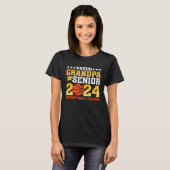 Proud Grandpa Senior Class of 2024 Basketball Play Tシャツ (正面フル)