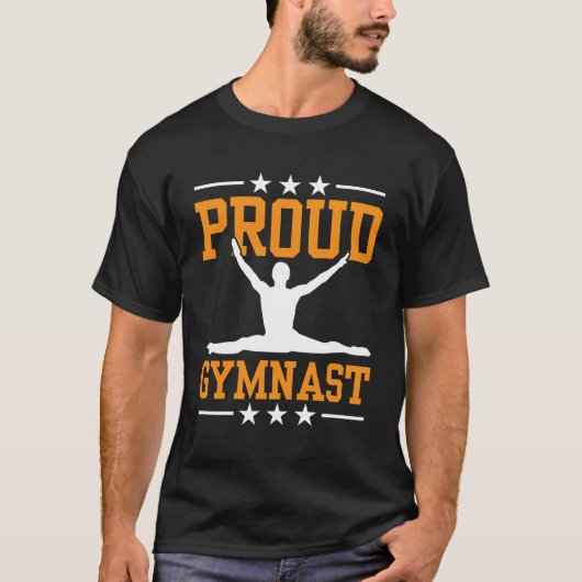 Proud Gymnast Lover Gymnasts Sports Gymnastics fri Tシャツ (正面)