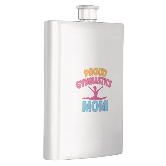 Proud gymnastics mom フラスク (右)