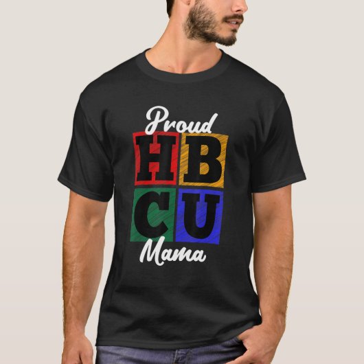 Proud HBCU Mom Vintage Tシャツ (正面)