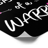 Proud Husbynd Of A Warrior Breast Cancer Awareness ポスター (角)