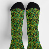 Proud Jamaicans - Jamaica Rasta Roots Flag Socks  ソックス (上部)