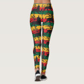 Proud Jamaicans - Lion of Judah - Yoga Leggins レギンス (裏面)