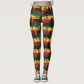 Proud Jamaicans - Lion of Judah - Yoga Leggins レギンス (正面)