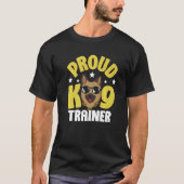 Proud K9 Trainer Handler Dog Handling Premium Tシャツ (正面)