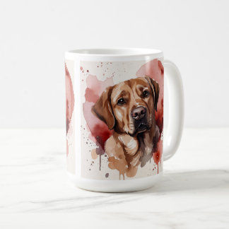Proud Labrador Mom Mug | Valentine's Day Dog Mom G コーヒーマグカップ