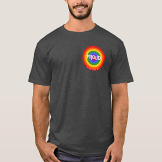 PROUD LGBTQIA colorfull rainbow community support Tシャツ