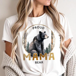 Proud Mama Bear Woodland Adventure Shirt Tシャツ