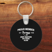 Proud Member Of Just Resting My Eyes Club Dad Fath キーホルダー (正面)