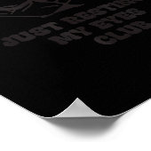 Proud Member Of Just Resting My Eyes Club Dad Fath ポスター (角)