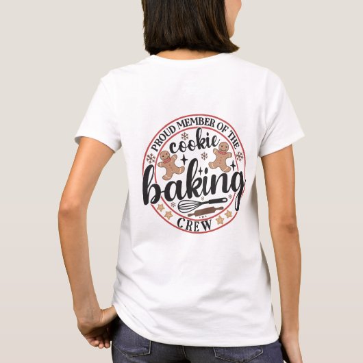 Proud Member of the Cookie Baking Crew Tシャツ (裏面)