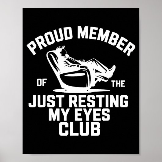 Proud Member Of The Just Resting My Eyes Club Fath ポスター (正面)