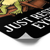 Proud Member Of The Just Resting My Eyes Club Frog ポスター (角)