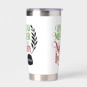 Proud member of the naughty list 保温保冷タンブラー (左面)