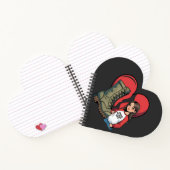 Proud Military Wife – “Boot Wife” Heart ノートブック (内部)