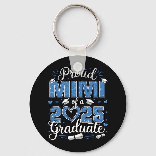 Proud Mimi Of A Cl Of 2025 Graduate 2025 Senior Mi キーホルダー (正面)