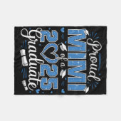 Proud Mimi Of A Cl Of 2025 Graduate 2025 Senior Mi フリースブランケット (正面(横))