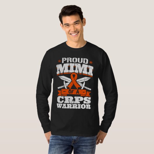 Proud Mimi Of A CRPS Warrior RSD Awareness Ribbon  Tシャツ (正面フル)