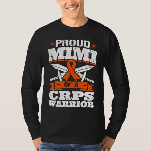 Proud Mimi Of A CRPS Warrior RSD Awareness Ribbon  Tシャツ (正面)