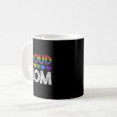 Proud Mom Lgbt  コーヒーマグカップ (正面左)