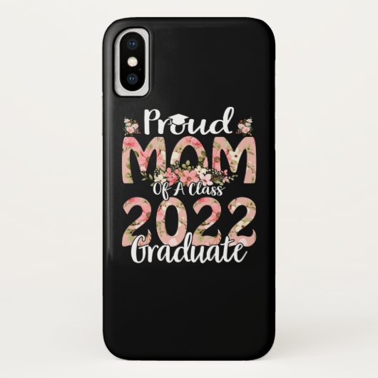 Proud Mom Of A Class 2022 Graduate Graduation Case-Mate iPhoneケース (裏面)