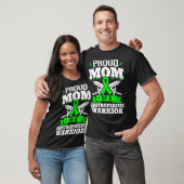 Proud Mom Of A Gastroparesis Warrior Awareness Rib Tシャツ (ユニセックス)