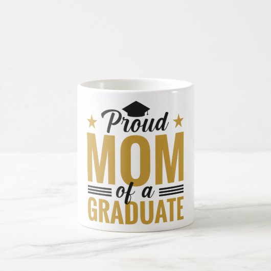 Proud Mom of a Graduate Coffee Mug コーヒーマグカップ (中央)