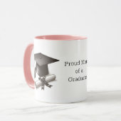 Proud Mom of a Graduate Mug マグカップ (正面左)
