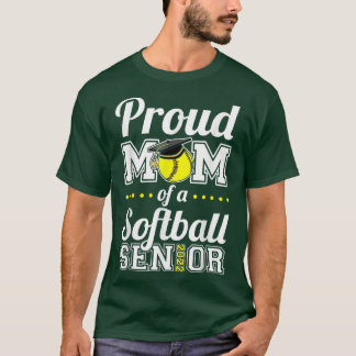 Proud Mom Of A Softball Senior 2022 Tシャツ