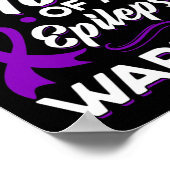 Proud Mom Of An Epilepsy Warrior Epilepsy Awarenes ポスター (角)