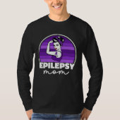 Proud Mom Of An Epilepsy Warrior Epilepsy Awarenes Tシャツ (正面)