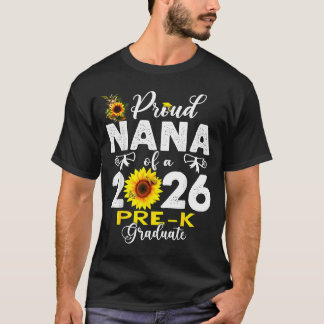 Proud nana of 2026 pre-k graduate mothers day tシャツ